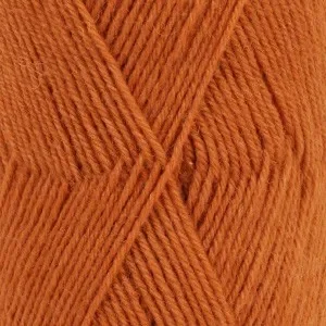 Sänkt pris Drops Fabel Garn Unicolor 110 Rost/Orange
