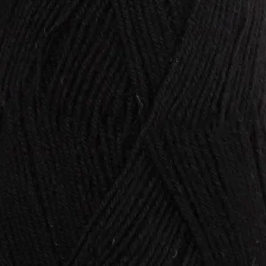 Begränsat antal Drops Fabel Garn Unicolor 400 Svart