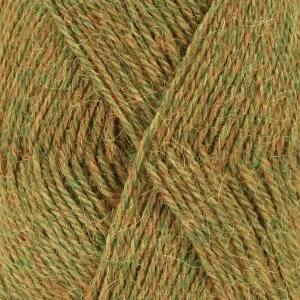 Drops Alpaca Garn Mix 7233 Gulgrön Lägg i varukorgen