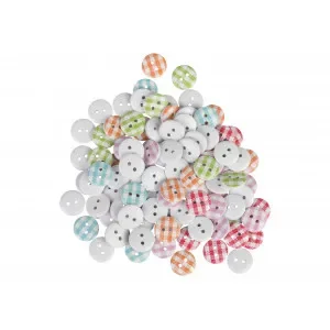 Infinity Hearts Assorterade Knappar Trä 15mm – 100 st. Billig