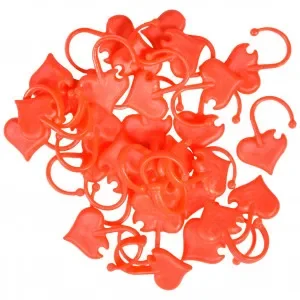 Köp online Infinity Hearts Maskmarkörer Hjärta Röd 2x1,5cm – 30 st