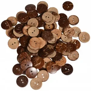 Infinity Hearts Knappar Kokos 20mm – 80 st. Säker betalning