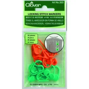 Clover Maskmarkörer 20 st. i grönt och orange Erbjudandepris