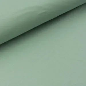 Billig Bomullsjersey enfärgat tyg 155cm 0191 Dov Grön – 50cm