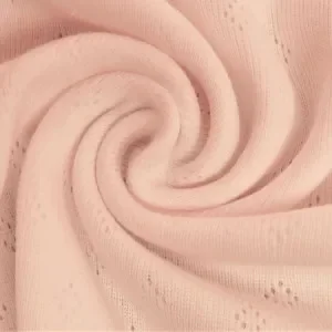 Pointelle Bomullsjersey Tyg 611 Rosa – 50cm Snabb leverans