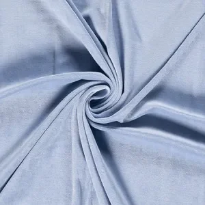 Fri frakt Bomullsvelour Tyg 150cm 02 Ljus Blå – 50cm