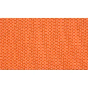 Snabb leverans Minimals Bomullspoplin Tyg Print 233 Daisy Orange 145cm – 50cm
