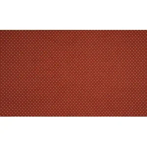 Rabatt Minimals Bomullspoplin Tyg Print 437 Small Dot Terra 145cm – 50cm