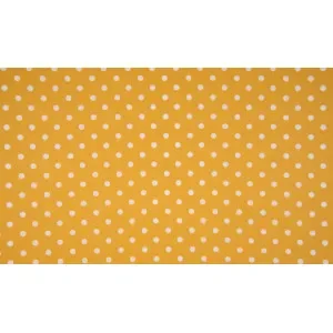 Minimals Bomullspoplin Tyg Print 583 Big Dot Ochre 145cm – 50cm Fynd