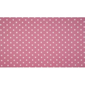 Minimals Bomullspoplin Tyg Print 513 Big Dot Old Rose 145cm – 50cm Endast denna vecka