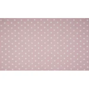 Minimals Bomullspoplin Tyg Print 511 Big Dot Dusty Rosa 145cm – 50cm Kundfavorit