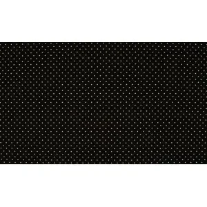 Endast idag Minimals Bomullspoplin Tyg Print 469 Small Dot Black 145cm – 50cm