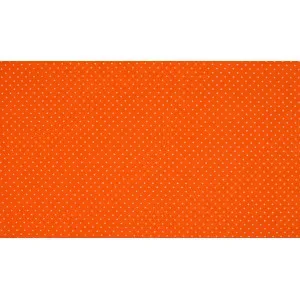 Kampanjpris Minimals Bomullspoplin Tyg Print 433 Small Dot Orange 145cm – 50cm