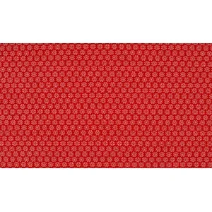Minimals Bomullspoplin Tyg Print 215 Daisy Red 145cm – 50cm Trygg betalning