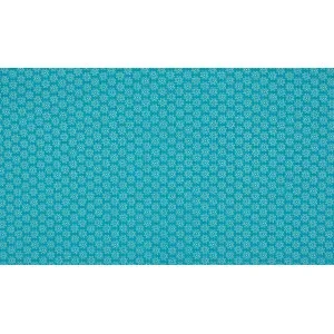 Minimals Bomullspoplin Tyg Print 204 Daisy Aqua 145cm – 50cm Populär