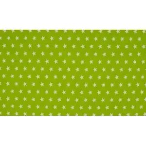Köp online Minimals Bomullspoplin Tyg Print 124 Star Lime 145cm – 50cm