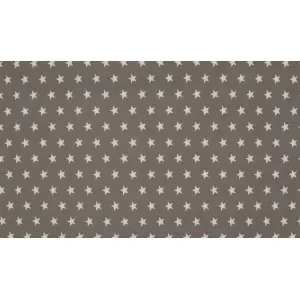 I lager Minimals Bomullspoplin Tyg Print 155 Star Taupe 145cm – 50cm