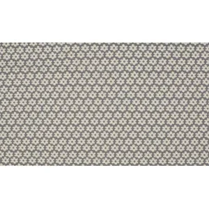 Sänkt pris Minimals Bomullspoplin Tyg Print 65 Flower Grey 145cm – 50cm