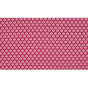 Minimals Bomullspoplin Tyg Print17 Flower Fuchsia 145cm – 50cm Erbjudandepris