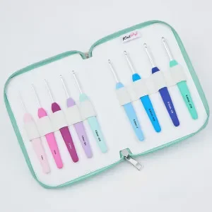 Reapris KnitPro Waves Delux virknålar Set 9 storlekar 2,0-6,0mm