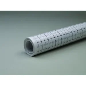 Rabatter Mönsterpapper Rutigt Vit 80cm – 15 meter