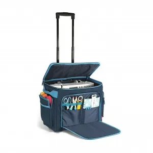 Prym Symaskinvagn/Väska Denim Blå Bomull 44x22x36cm Populär