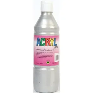 Fantasy Color Hobbyfärg/Akrylfärg Metallic Silver 500ml Outlet
