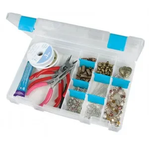 ArtBin Plastlåda till knappar och tillbehör, transparent 27,3x18,7x4,5cm Fri frakt