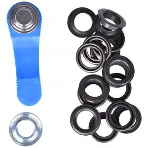 Prym Ãljetter / Segelringar Svart Oxyd. 14mm – 10 st Kampanj