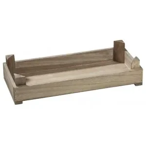 risnedsättning Trälåda/Bricka Brun 35x15x8cm – 1 st