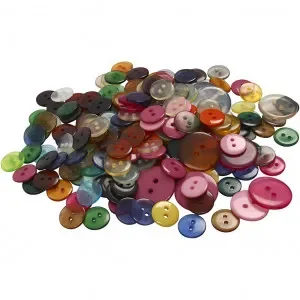 Fynd Assorterade Knappar 12-18-20 mm – 800 st