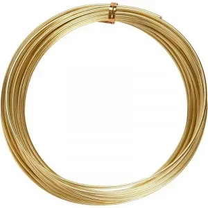 Bonzaitråd / Aluminiumtråd Guld 2mm 10m Populär