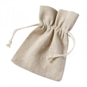 Linpåse / Tygpåse Natur 10x13cm – 6 st Outlet