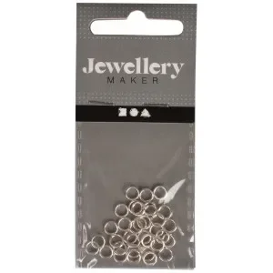 Mini Nyckelring / Splittring Silverfärgad 5mm – 30 st. Begränsat antal
