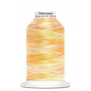 Kampanjpris Gütermann Bulky-Lock 80 Multi Gul Sytråd Polyester 9914 – 1000m