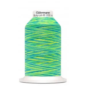 Gütermann Bulky-Lock 80 Multi Grön Sytråd Polyester 9968 – 1000m Billigare
