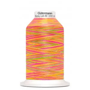 Gütermann Bulky-Lock 80 Multi Orange/Rosa/Grön Sytråd Polyester 9878 – 1000m Lägg i varukorgen