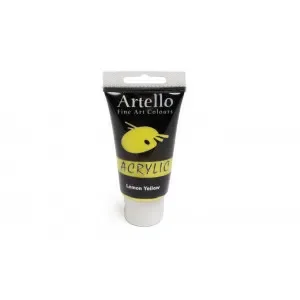 Extra rabatt Artello Akrylfärg/Konstnärsfärg Citrongul 75ml