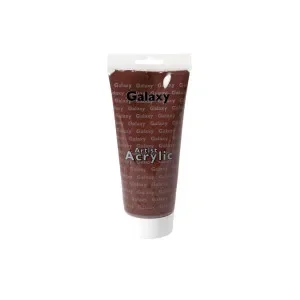 Populärt val Galaxy Artist Akrylfärg/Konstnärsfärg Mörkbrun 200ml