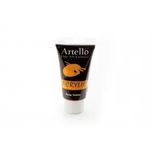 Artello Akrylfärg/Konstnärsfärg Mangogul 75ml Nyhet