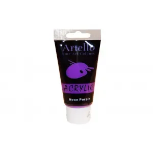Artello Akrylfärg/Konstnärsfärg Neonlila 75ml Populärt val