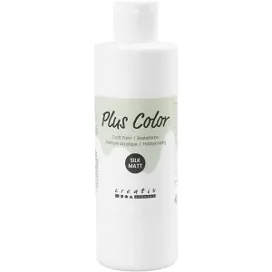 Utförsäljning Plus Color Hobbyfärg, vit, 250ml/ 1 flaska