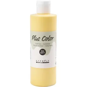 Begränsat antal Plus Color Hobbyfärg, krokusgul, 250ml/ 1 flaska