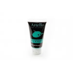 Artello Akrylfärg/Konstnärsfärg Smaragdgrön 75ml Nyhet