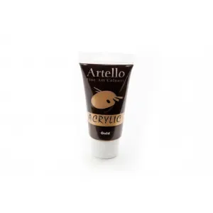 risnedsättning Artello Akrylfärg/Konstnärsfärg Guld 75ml