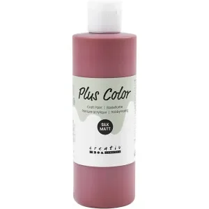 Plus Color Hobbyfärg, gl. röd, 250ml/ 1 flaska. Endast idag