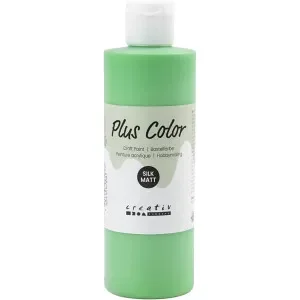 Plus Color Hobbyfärg, ljusgrön, 250ml/ 1 flaska Erbjudande