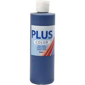 Köp nu Plus Color Hobbyfärg, Marinblå, 250ml/ 1 flaska