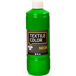 Textilfärg, neongrön, 500 ml/ 1 flaska Sänkt pris