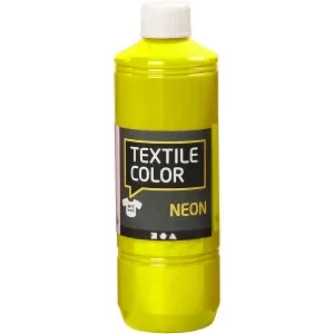 Textilfärg, neongul, 500 ml/ 1 flaska Beställ idag